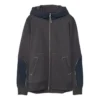 Giacca con cappuccio e zip da uomo Converse x Paria Farzaneh Crossover Splicing, blu