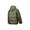 Giacca con cappuccio imbottita in piuma Taglie asiatiche “Cargo Khaki”