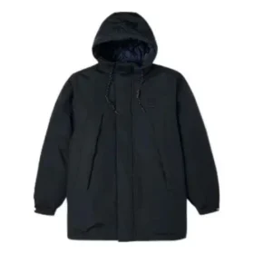 Giacca con cappuccio Premium Mid Down Taglie asiatiche “Nero”