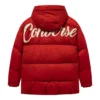 Giacca con logo stampato “Red White”