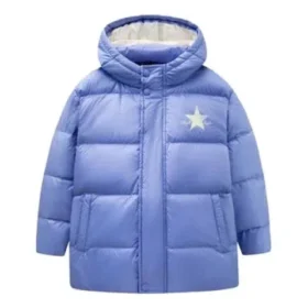 Giacca con logo stampato Taglie asiatiche “Viola Bianco”