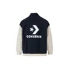Giacca con zip integrale Taglie asiatiche “Black White”