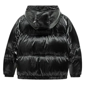 Giacca corta con logo Taglie asiatiche “Nero”