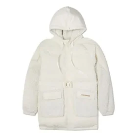 Giacca corta in piuma Taglie asiatiche “Bianco”