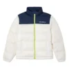 Giacca corta Taglie asiatiche “White Midnight Navy”