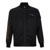 Giacca da baseball casual con colletto alla coreana Taglie asiatiche “Black”