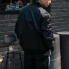 Giacca da baseball casual con colletto alla coreana Taglie asiatiche “Black”