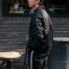 Giacca da baseball casual con colletto alla coreana Taglie asiatiche “Black”