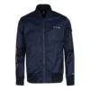 Giacca da baseball casual con colletto alla coreana Taglie asiatiche “Navy”