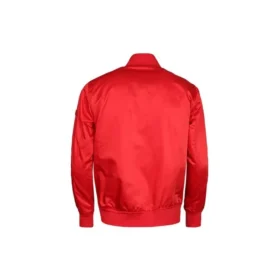 Giacca da baseball casual sportiva con colletto alto Taglie asiatiche “Rosso”
