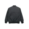 Giacca da baseball Converse Aviator da uomo in tessuto antivento con cerniera, autunnale, nera