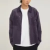 Giacca da negozio leggera Taglie asiatiche “Viola”
