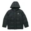 Giacca da uomo Converse Outdoor con imbottitura in piuma, nera