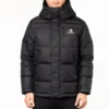 Giacca da uomo Converse Outdoor con imbottitura in piuma, nera