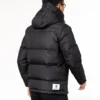 Giacca da uomo Converse Outdoor con imbottitura in piuma, nera