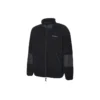 Giacca da uomo Converse Splicing Stay Warm con collo alto, nera