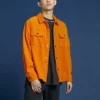 Giacca da uomo Converse Sports Cargo in velluto a coste Giallo