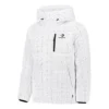 Giacca imbottita in piuma AOP Taglie asiatiche “White”