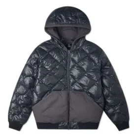 Giacca imbottita reversibile in piuma Taglie asiatiche “Black”