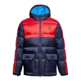 Giacca invernale imbottita Taglie asiatiche “Navy Red”