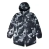 Giacca invernale stampata Taglie asiatiche “Black Multi”