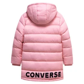 Giacca lunga Taglie asiatiche “Rosa Nero”
