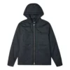Giacca nera imbottita con cappuccio e maniche lunghe da uomo Converse Casual Sports Cargo