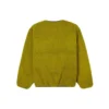 Giacca reversibile in pile con logo Stay Warm, verde