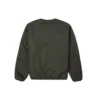 Giacca reversibile in pile con logo Stay Warm, verde