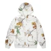 Giacca reversibile Real Tree con stampa foglie Taglie asiatiche “Casual White”