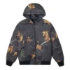 Giacca reversibile Real Tree con stampa foglie Taglie asiatiche “Nero”