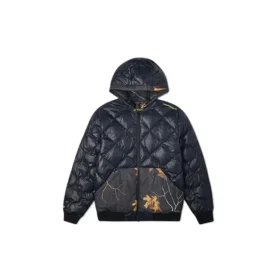 Giacca reversibile Real Tree con stampa foglie Taglie asiatiche “Nero”