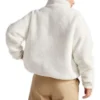 Giacca reversibile Sherpa con zip integrale Taglie asiatiche “Egret Black”