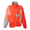 Giacca sportiva casual da uomo Converse x Feng Chen Wang con cuciture a contrasto, arancione