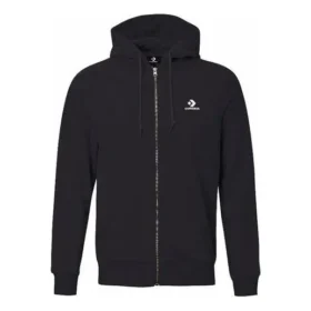 Giacca sportiva casual traspirante da uomo Converse, nera