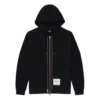 Giacca sportiva con cappuccio e logo sul retro Converse x Slam Jam da uomo, nera