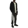 Giacca sportiva con cappuccio e logo sul retro Converse x Slam Jam da uomo, nera