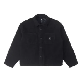 Giacca stagionale in sherpa Taglie asiatiche “Nero”