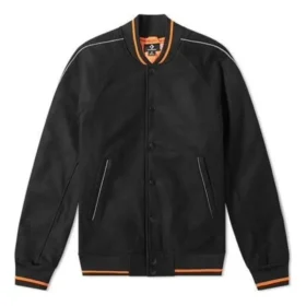 Giacca Varsity imbottita Converse x Vince Staples Taglie asiatiche “Black Orange”