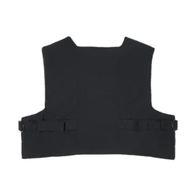 Gilet corto patchwork dalle forme irregolari Taglie asiatiche “Nero”