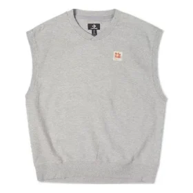 Gilet in maglia a doppia trama, taglie asiatiche “Grigio”