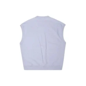 Gilet in maglia felpata a spina di pesce Taglie asiatiche “Viola”