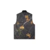 Gilet in piuma reversibile con stampa Realtree Taglie asiatiche “Nero”