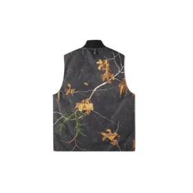 Gilet in piuma reversibile con stampa Realtree Taglie asiatiche “Nero”