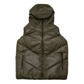 Gilet in piuma Taglie asiatiche “Verde”