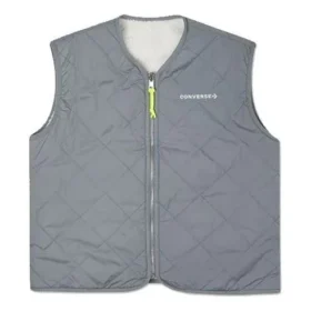 Gilet reversibile Sherpa Taglie asiatiche “Grigio”