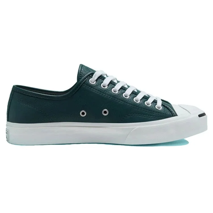 Jack Purcell in pelle con colori stagionali “Verde Bianco”