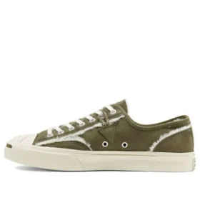 Jack Purcell in pelle foderata in pelliccia sintetica “Green White”