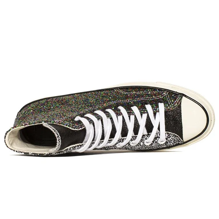 JW Anderson x Chuck 70 Hi “Glitter Pack – Nero Multicolore” JW Anderson x Chuck 70 Hi “Glitter Pack – Nero Multicolore”