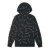 Love Pattern Full Print Sports Couple Style Nero